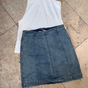 Free people mini skirt